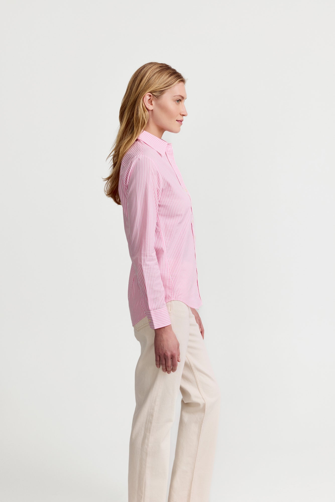 The Shirt The Icon Shirt - Pink Stripe