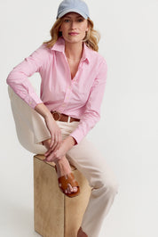 The Shirt The Icon Shirt - Pink Stripe