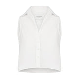 The Shirt The Boxy Cropped Sleeveless Shirt
