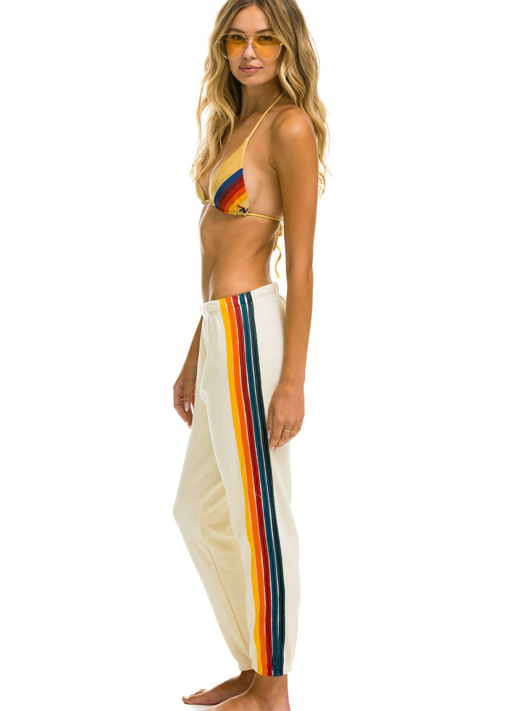 Aviator Nation 5 Stripe Sweatpants