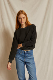 PerfectWhiteTee Ziggy Reverse Shrunken Crew Sweatshirt
