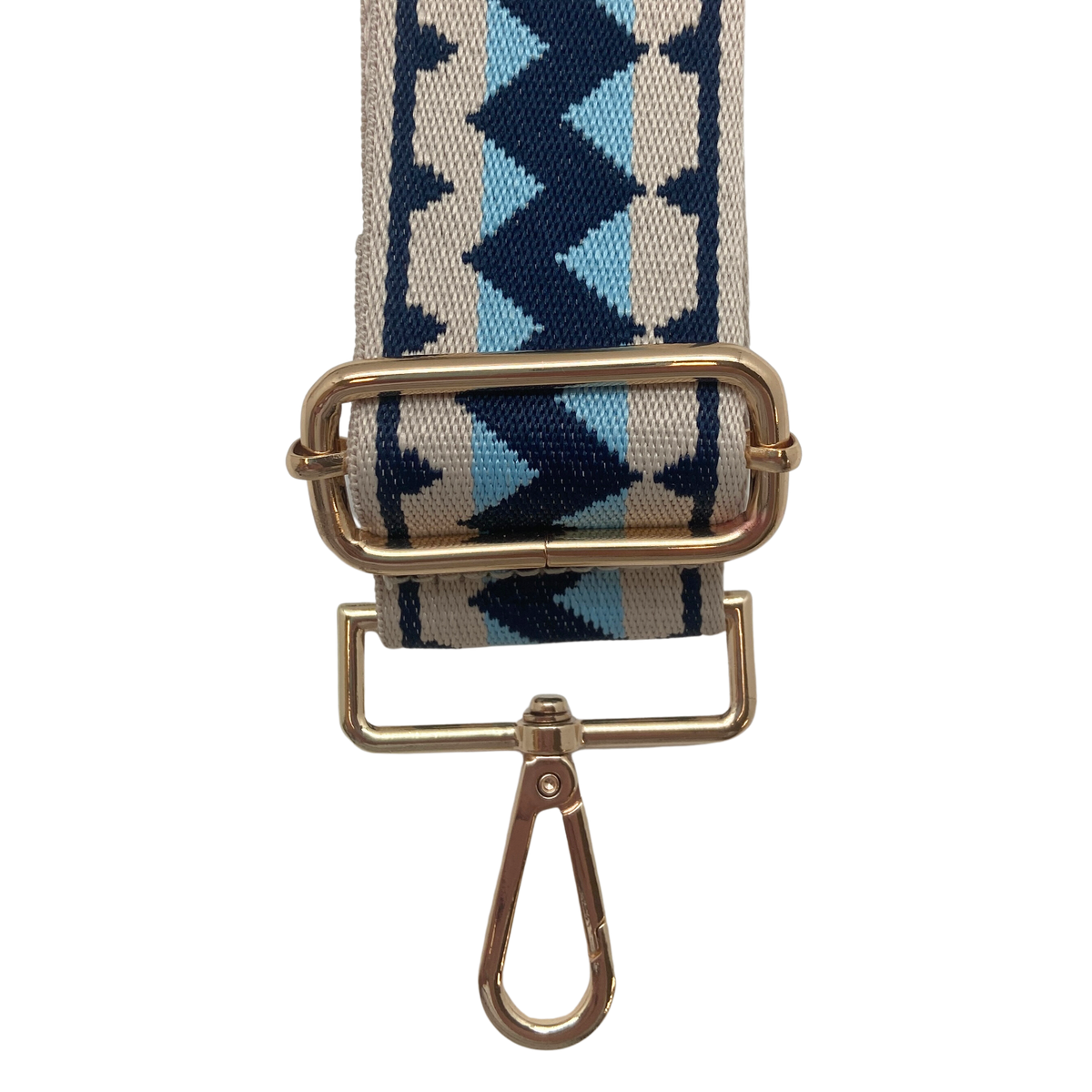 Canvas Bag Strap in Zig Zags