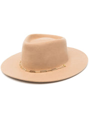Van Palma Chain Detail Fedora Hat