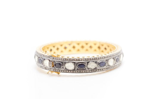S.Row Designs Diamond and Sapphire Bracelet