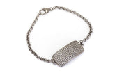 S.Row Designs Diamond ID Tag Bracelet