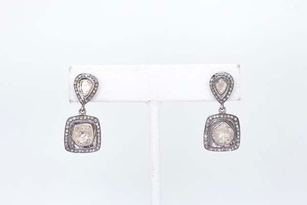 S.Row Designs Diamond Slice Drop Earring