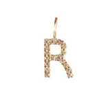 S. Row Designs Diamond Initial Pendant.