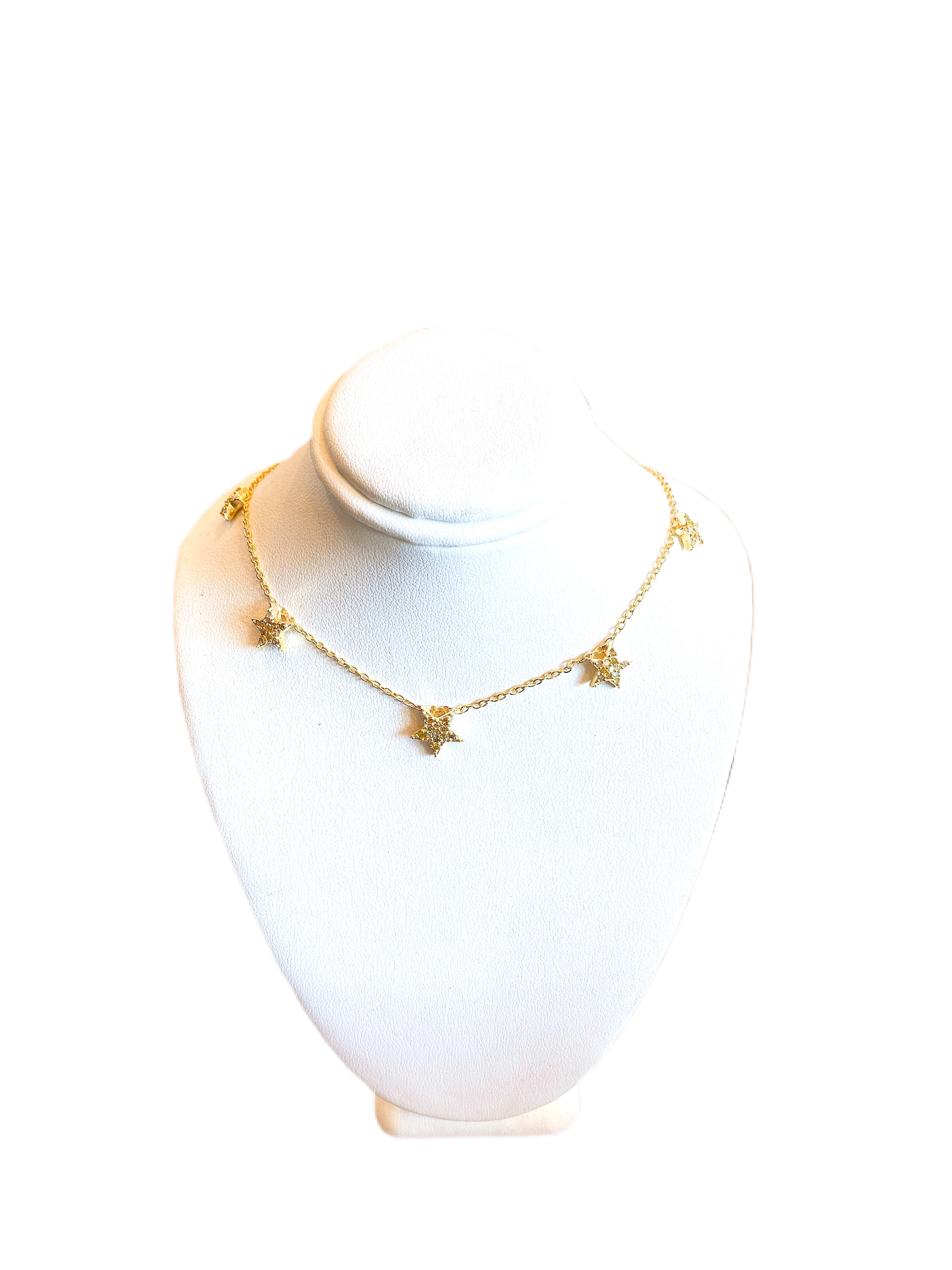 S.Row Designs Five Star Diamond Necklace