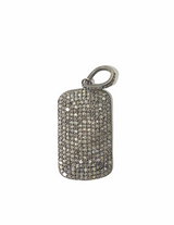 S.Row Designs Diamond Dog Tag Pendant