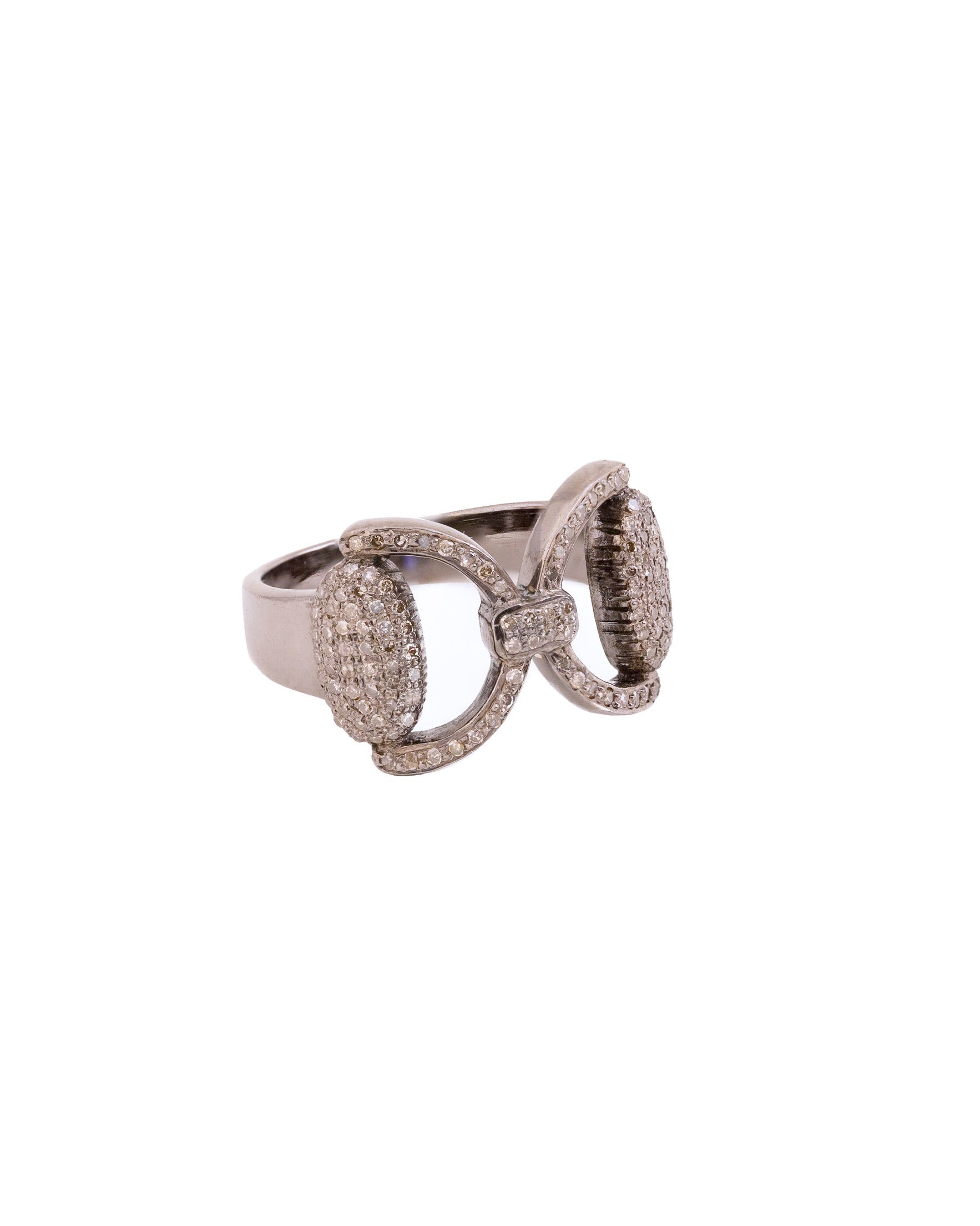 S.Row Designs Pave Diamond Bit Ring