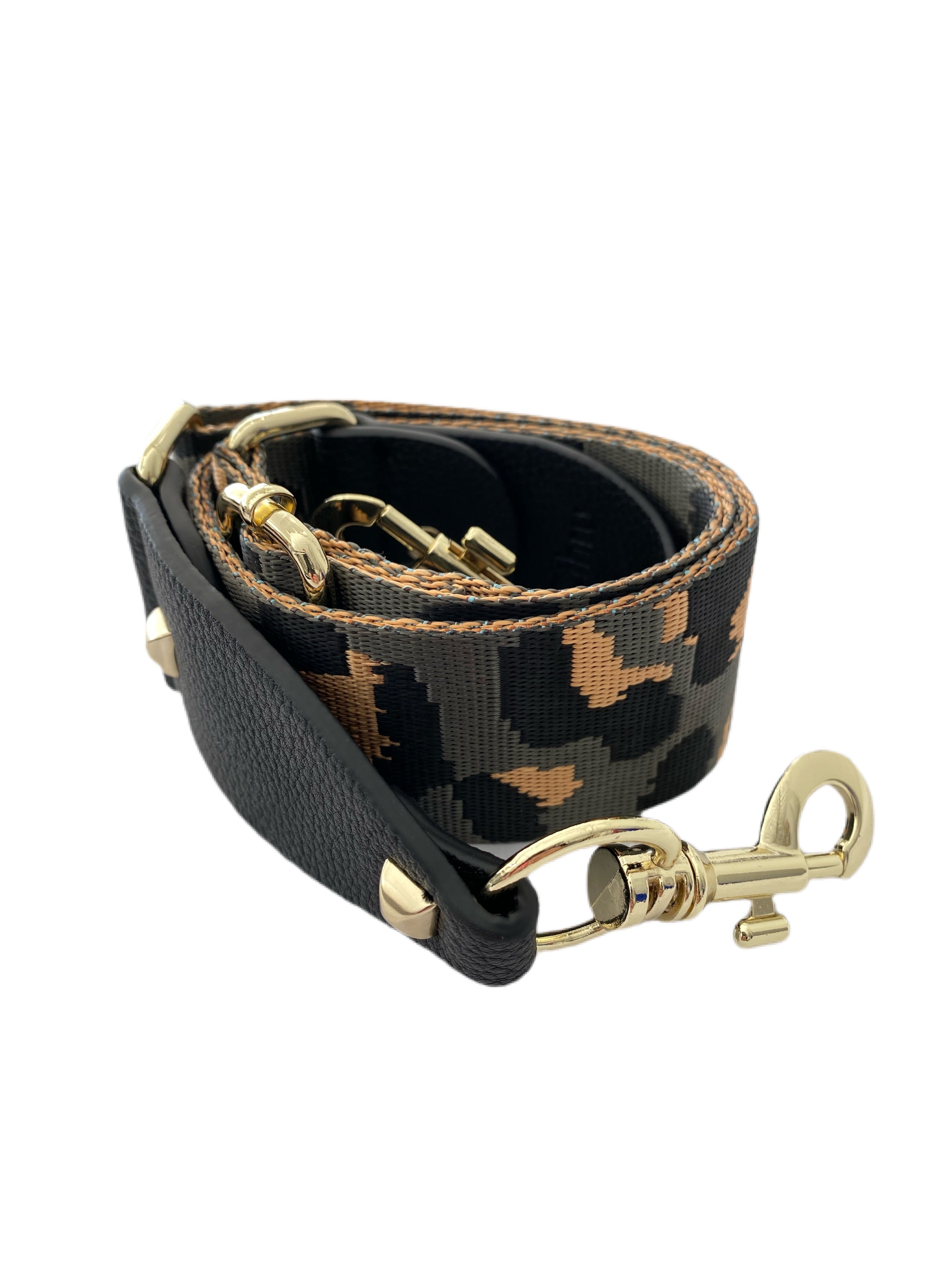 Adjustable Deluxe Leopard Strap with Studs