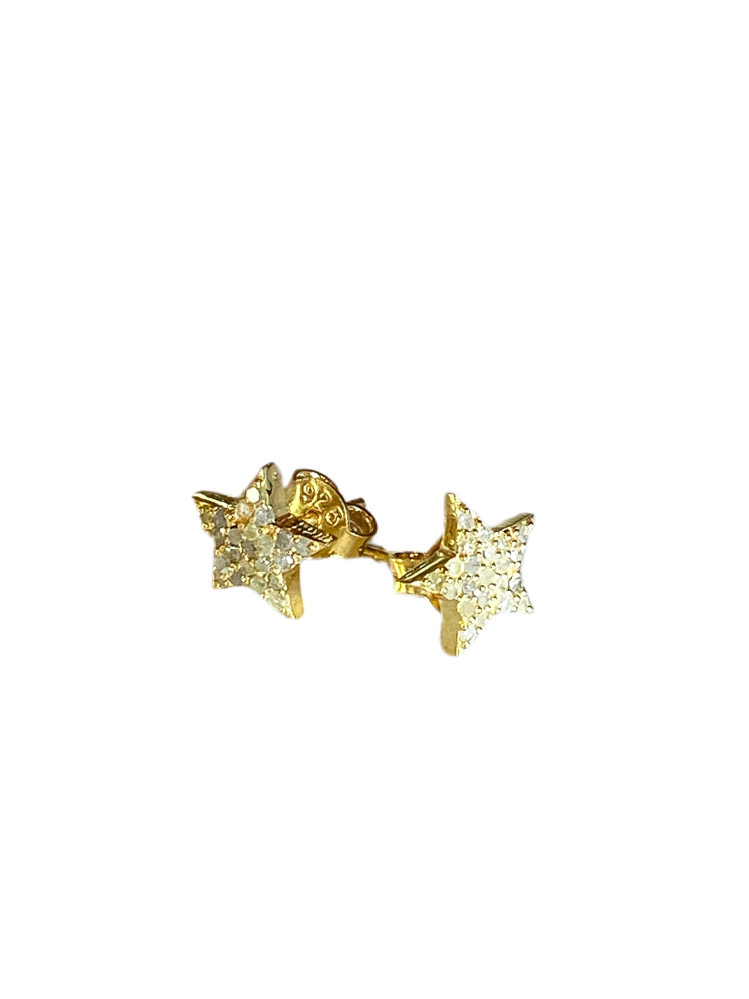 S.Row Designs Diamond Star Stud Earring