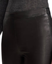 J Brand Octavia High Rise Leather in Black