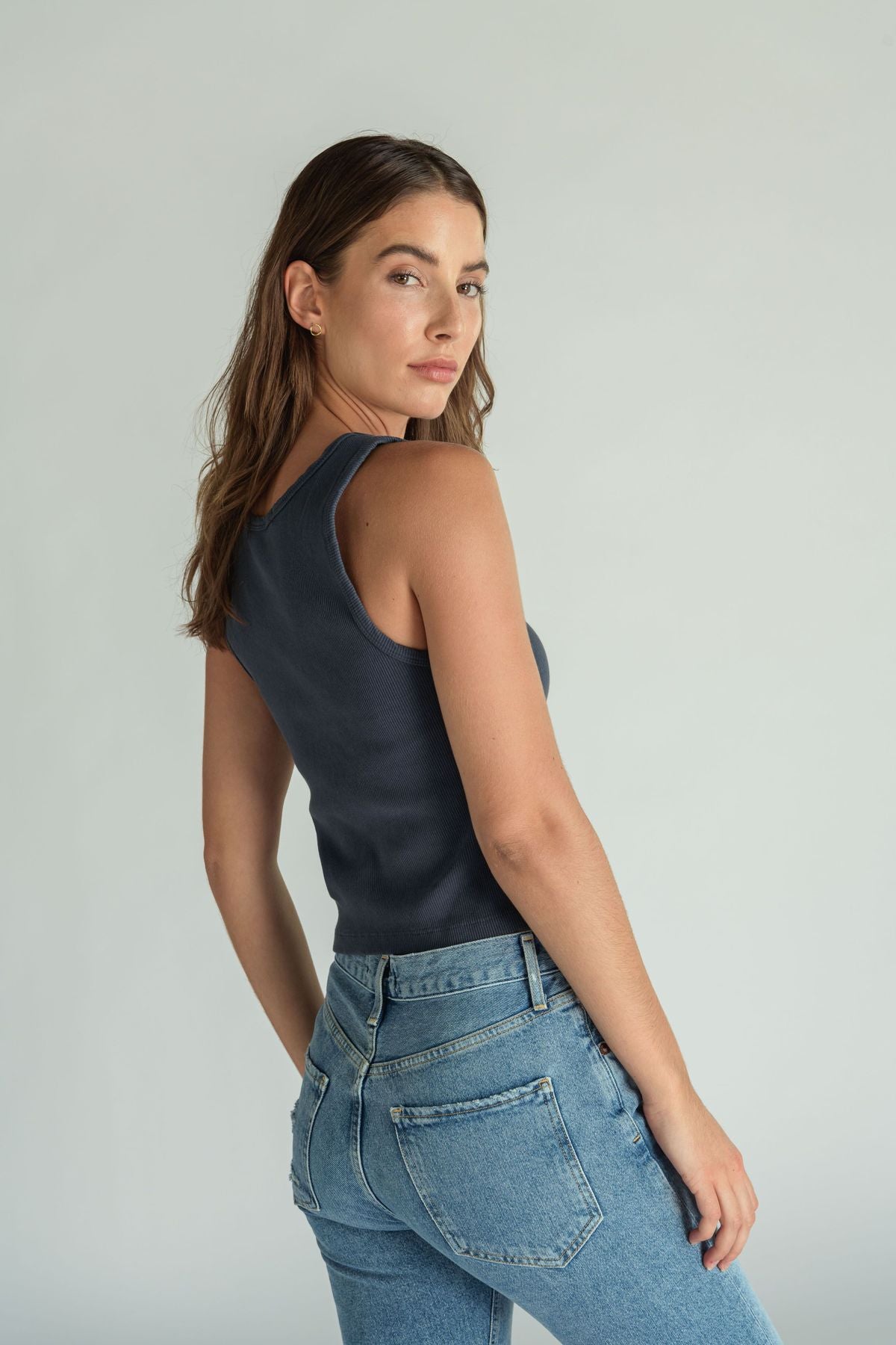 perfect white tee tank